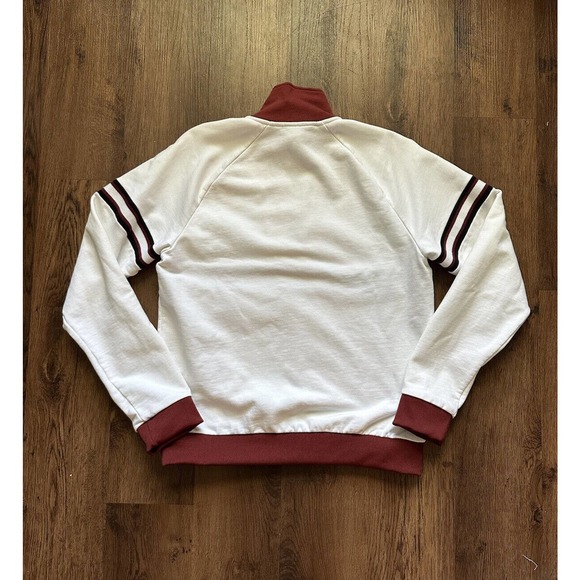 Armani Exchange Womens Size S Quarter Zip High Neck Sweatershirt Designer White - Picture 5 of 11